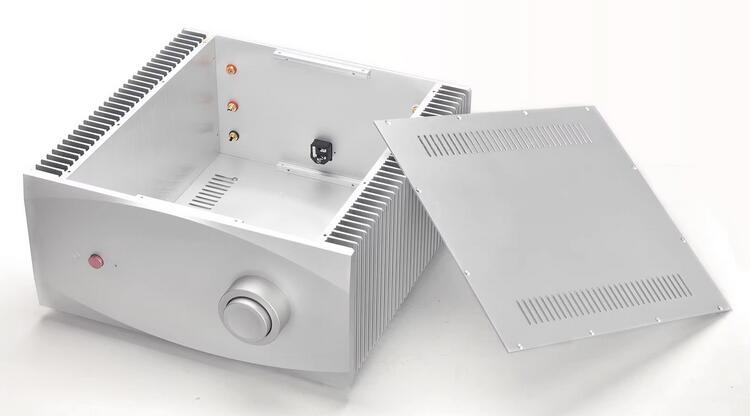 BZ4320 All Aluminum CNC Precision Amplifier Chassis Large Class A Audio Amp Case DIY Box 430*200*418MM