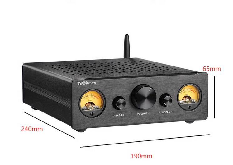 D325X High power TPA3255 dual meter balance HIFI stereo amplifier with bluetooth 5.1