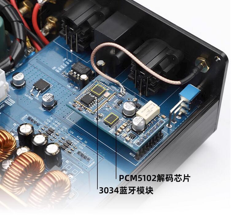 D325X High power TPA3255 dual meter balance HIFI stereo amplifier with bluetooth 5.1