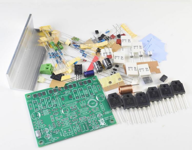 One pair Imitation British classic audio amplifier QUAD606 power amplifier board/kit 125W 8R 250W 4R