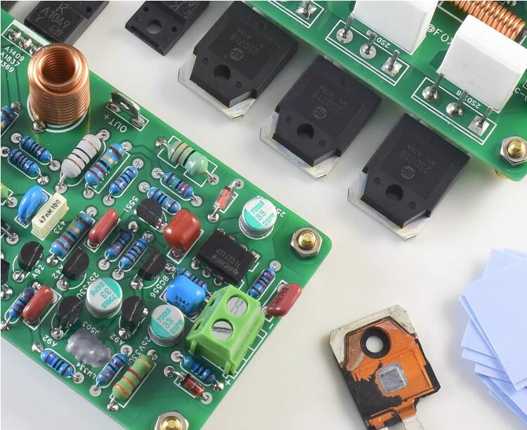 Finished HIFI 60W*2 stereo power amplifier Base On Classics QUAD707 circuit