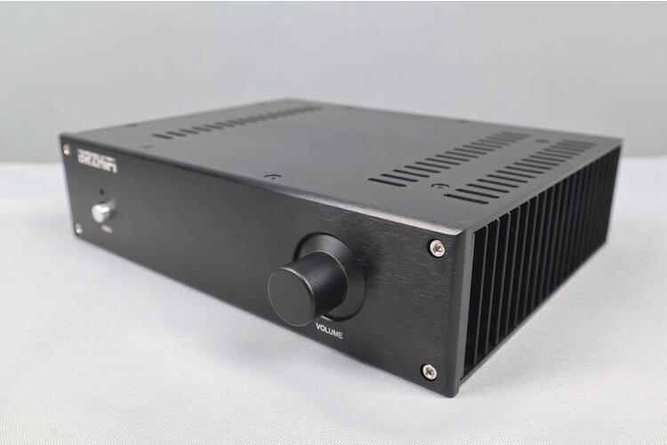 Full aluminum power amplifier DIY case one-side cooling case for audio amp 2807