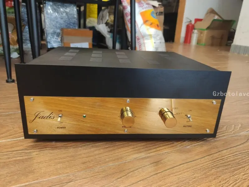 Big space tube preamplifier DIY chassis Iron Shielding function power amplifier case with knobs