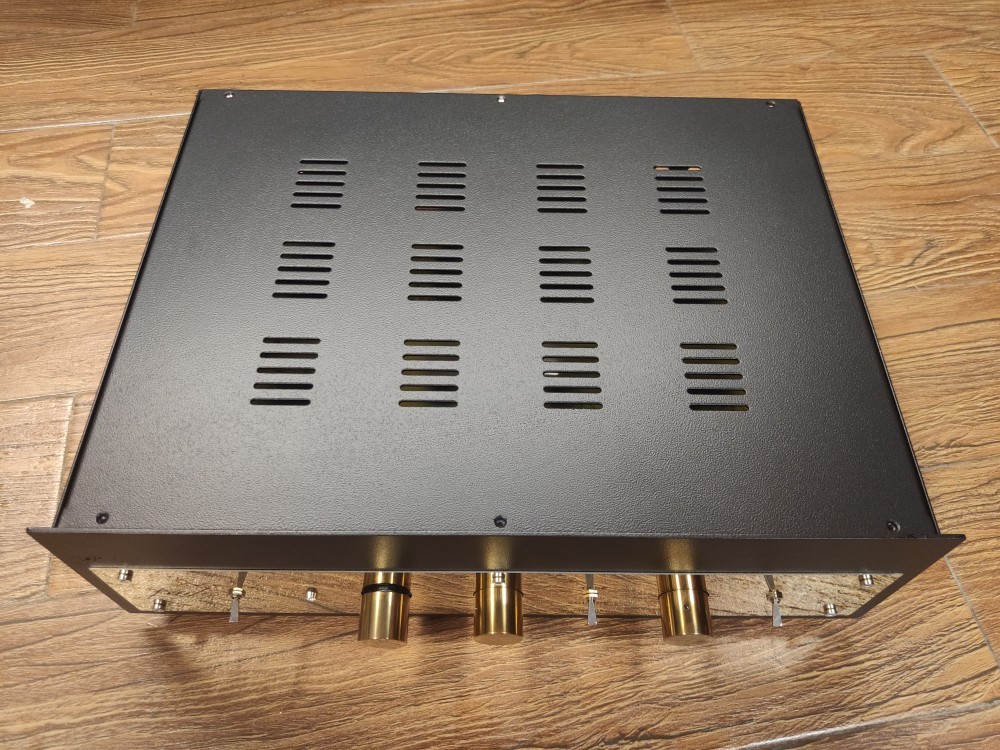 Jadis Hifi Audio Preamplifier Iron shield Enclosure DIY box with 3 knob versions DIY Box 430x120x320mm