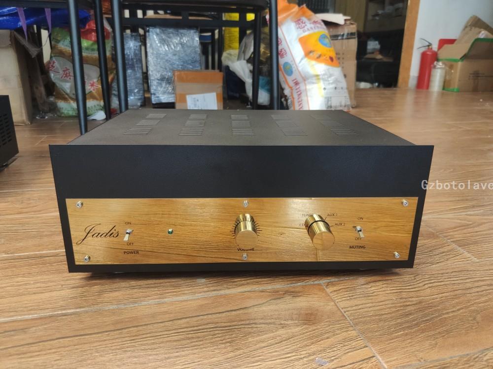 Big space tube preamplifier DIY chassis Iron Shielding function power amplifier case with knobs