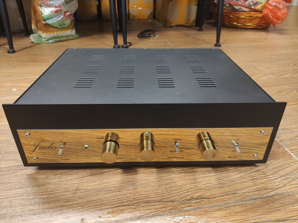 Jadis Hifi Audio Preamplifier Iron shield Enclosure DIY box with 3 knob versions DIY Box 430x120x320mm