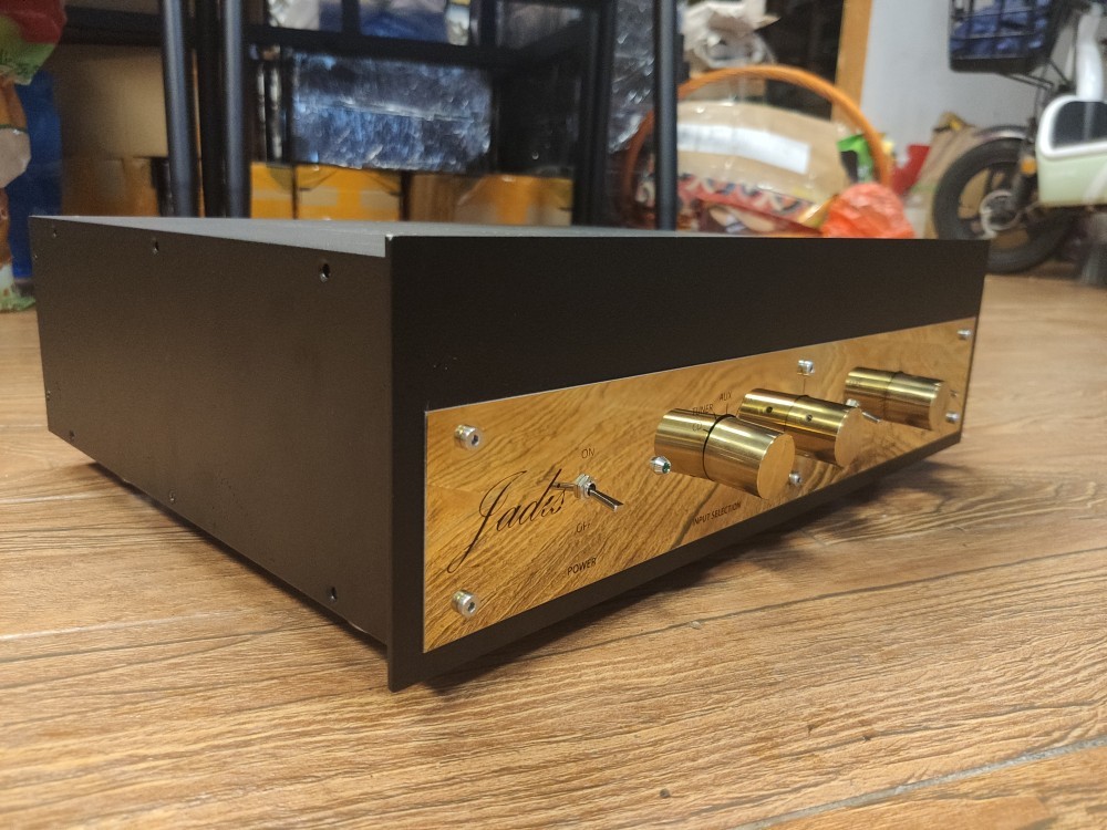 Jadis Hifi Audio Preamplifier Iron shield Enclosure DIY box with 3 knob versions DIY Box 430x120x320mm