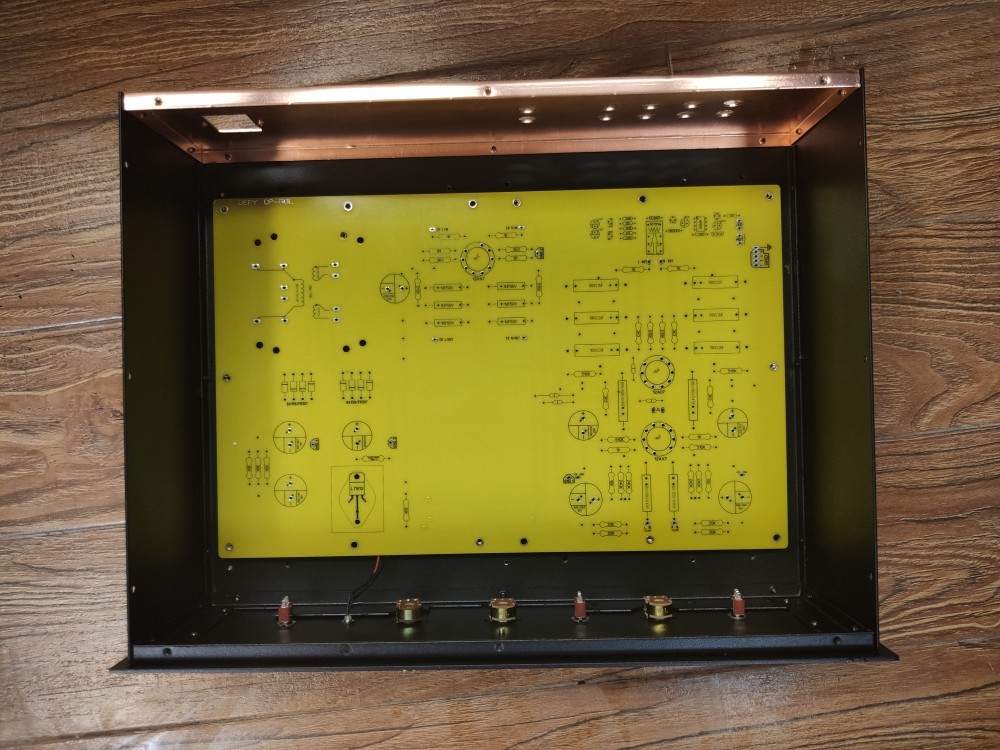 Jadis Hifi Audio Preamplifier Iron shield Enclosure DIY box with 3 knob versions DIY Box 430x120x320mm