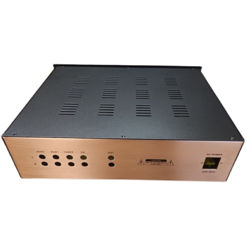 Jadis Hifi Audio Preamplifier Iron shield Enclosure DIY box with 3 knob versions DIY Box 430x120x320mm