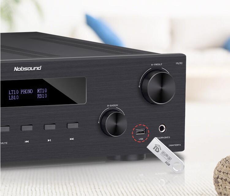 Nobsound PM10 150W*2 HIFI stereo Household power amplifier with bluetooth High and low tone