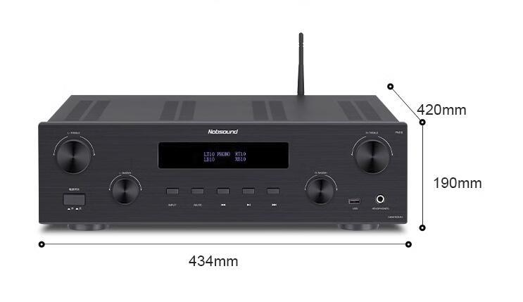 Nobsound PM10 150W*2 HIFI stereo Household power amplifier with bluetooth High and low tone
