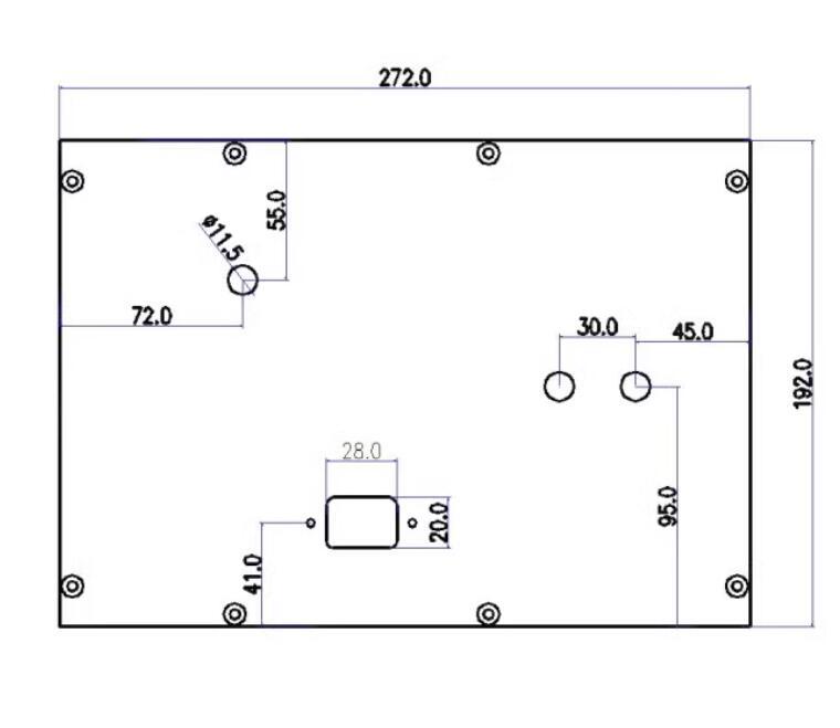 Aluminum Power Amplifier Chassis DIY HiFi Audio class A Amp Case TELOS-250 circuit can be installed