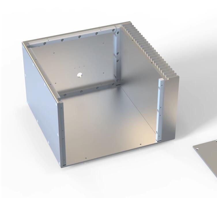 Aluminum Power Amplifier Chassis DIY HiFi Audio class A Amp Case TELOS-250 circuit can be installed