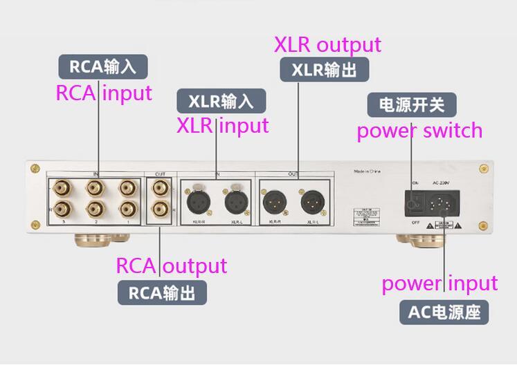 AM8 Class A hifi Headphone amplifier preamplifier with balance input /output