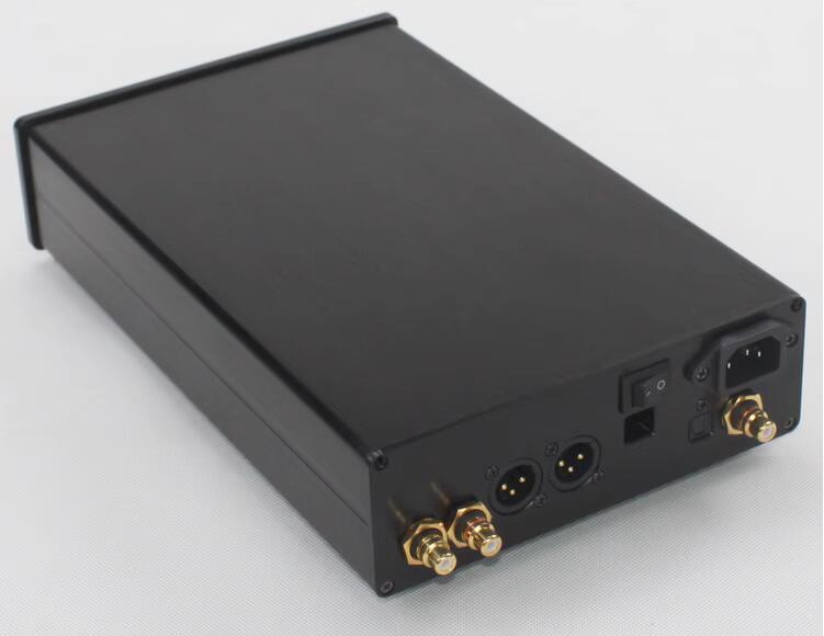 Full Aluminum ES9018 DAC Enclosure Amplifier Case Chassis/ Audio Decoder BOX black