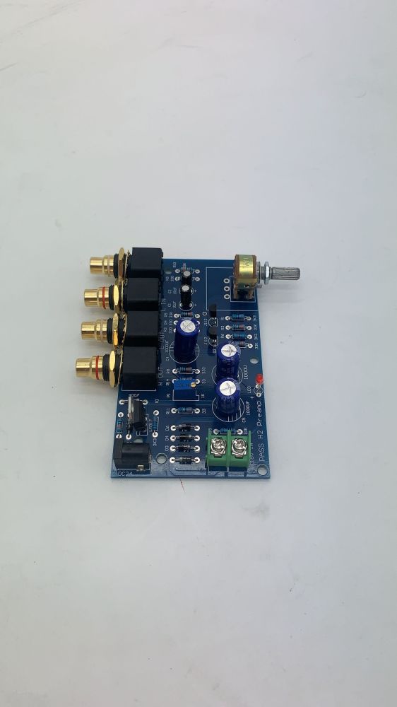 Finished PASS H2 hifi Field effect transistor preamplifier board