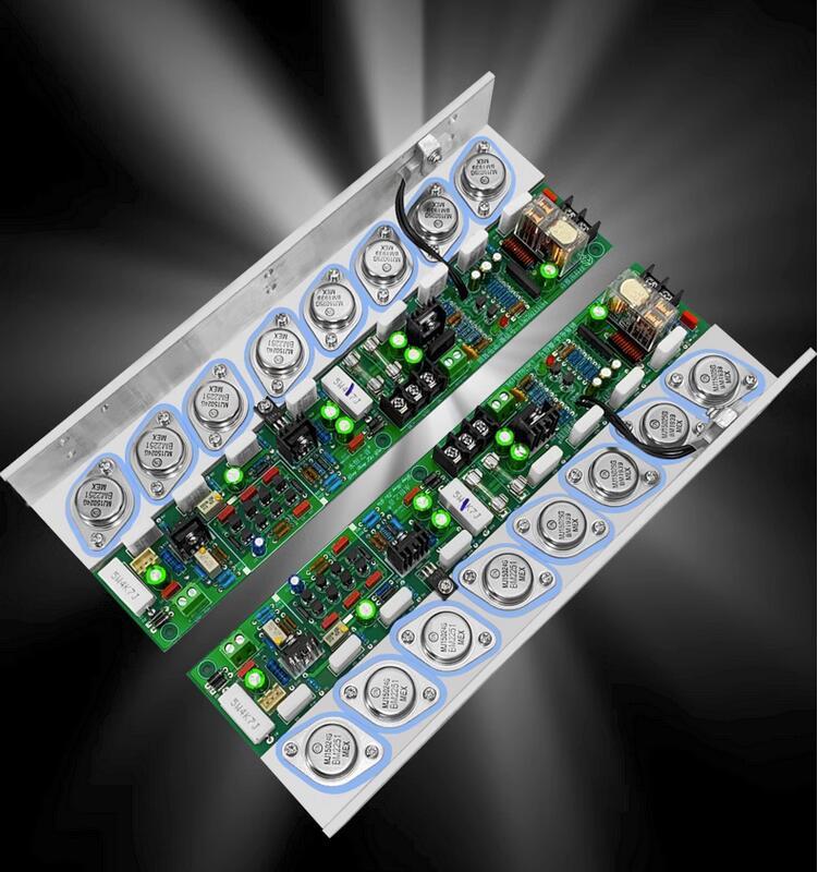 YH-100W Metal encapsulated transistor Class A 100W*2 stereo hifi high-power power amplifier board