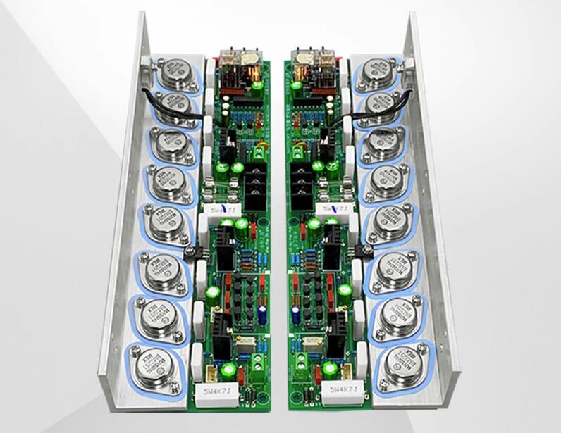 YH-100W Metal encapsulated transistor Class A 100W*2 stereo hifi high-power power amplifier board