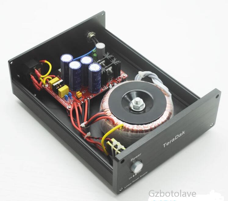 Teradak 100W HiFi Linear Power Supply Low Noise LPS DC5V 9V 12V 15V 19V 24V Pptional