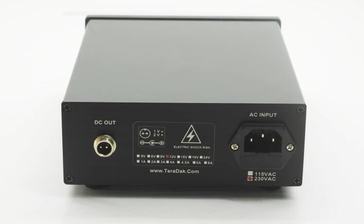 TeraDak DC-100W NuForce icon AMP 15V/5A Linear power supply PSU