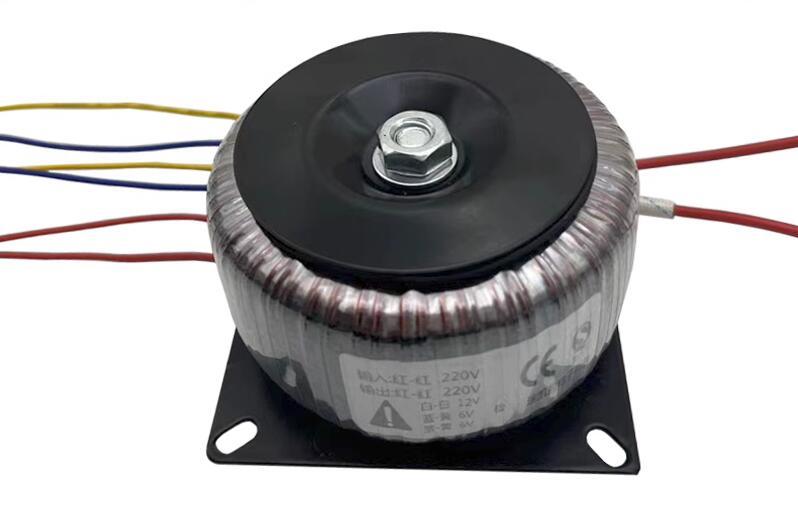 100W Pure Copper Toroidal Transformer Input: 220V Output: 0-12V 0-6V*2 for Amplifier