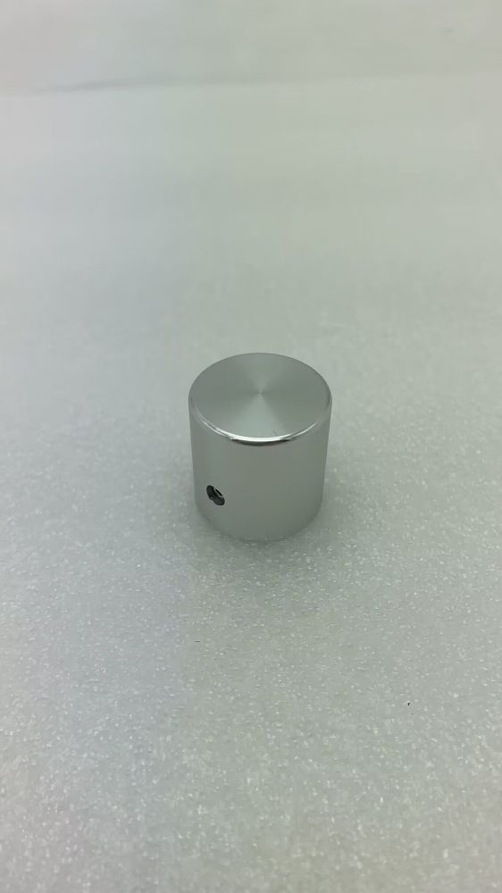 1 PCS Aluminum small power amplifier solid knob 25*25mm volume potentiometer knob