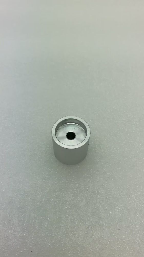 1 PCS Aluminum small power amplifier solid knob 25*25mm volume potentiometer knob
