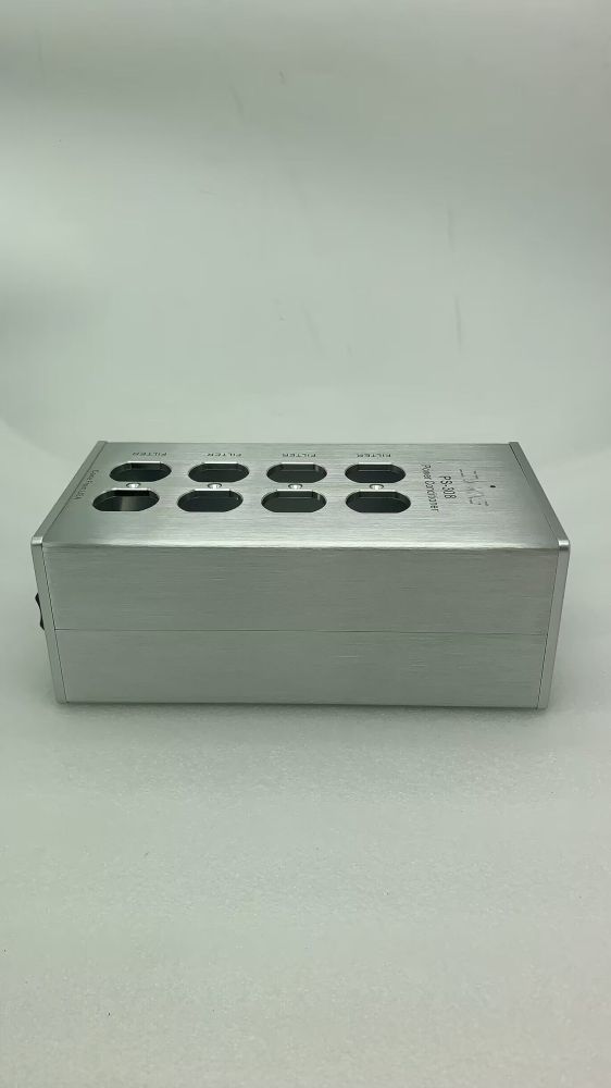 8 holes aluminum standard American power supply filter socket chassis DIY shell box