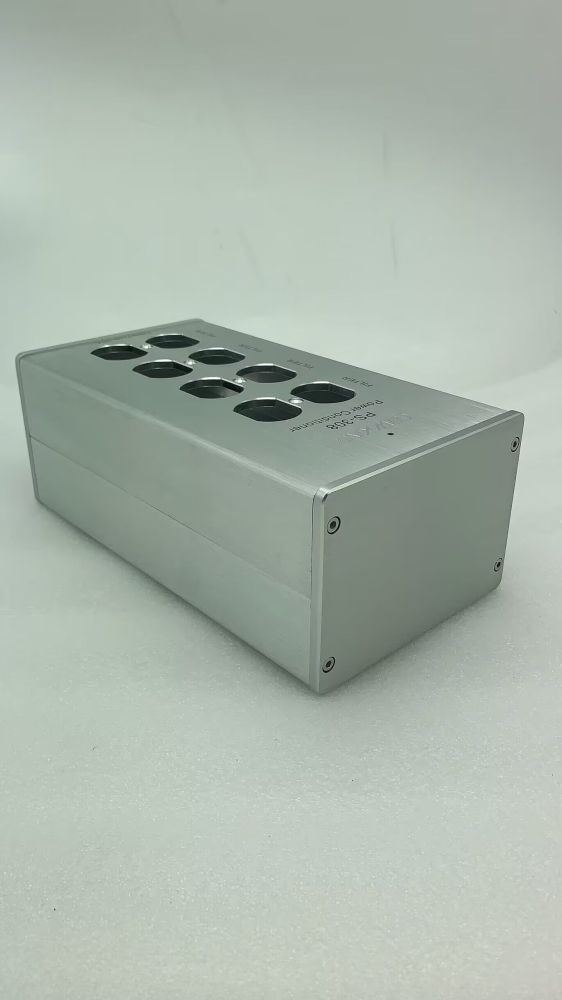 8 holes aluminum standard American power supply filter socket chassis DIY shell box