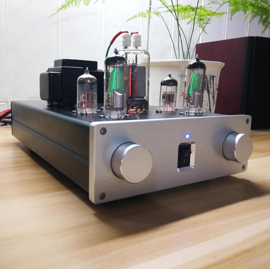 6E1+6N2+FU19 Single ended Class A stereo HIFI 4.8W*2 DIY tube amplifier