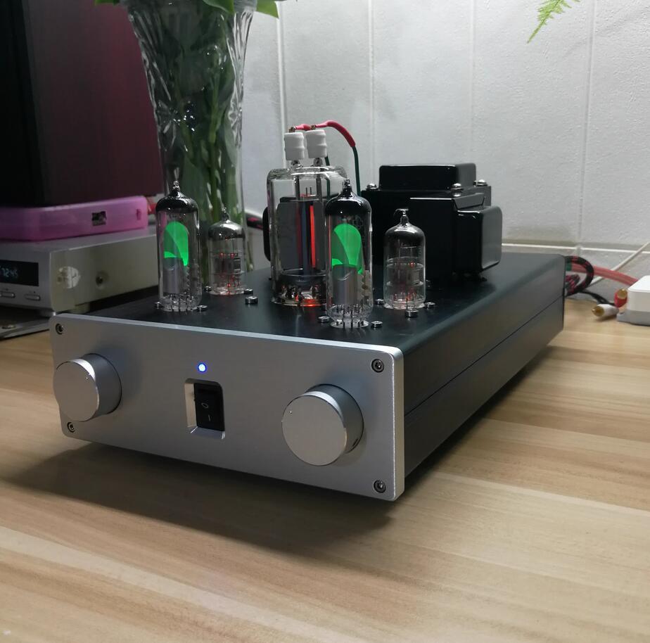 6E1+6N2+FU19 Single ended Class A stereo HIFI 4.8W*2 DIY tube amplifier