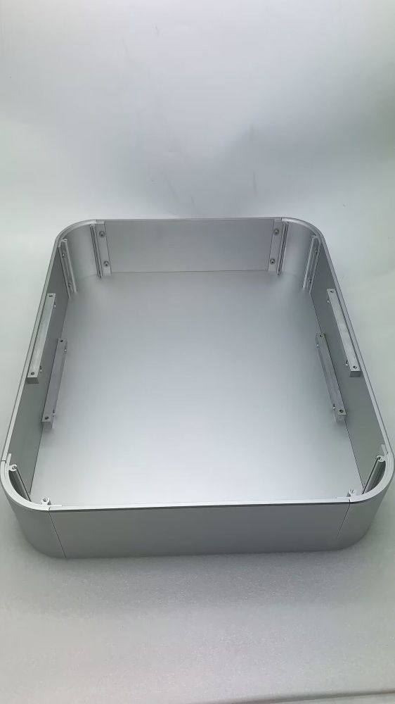 430 width 350 depth 90 120 150mm height rounded all aluminum power amplifier chassis tube preamplifier case power supply box