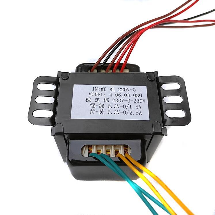 50W Pure Copper Transformer Input: 220V Output: 230V-0-230V 6.3V-0 for tube preamplifier