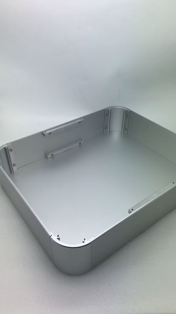 430 width 350 depth 90 120 150mm height rounded all aluminum power amplifier chassis tube preamplifier case power supply box