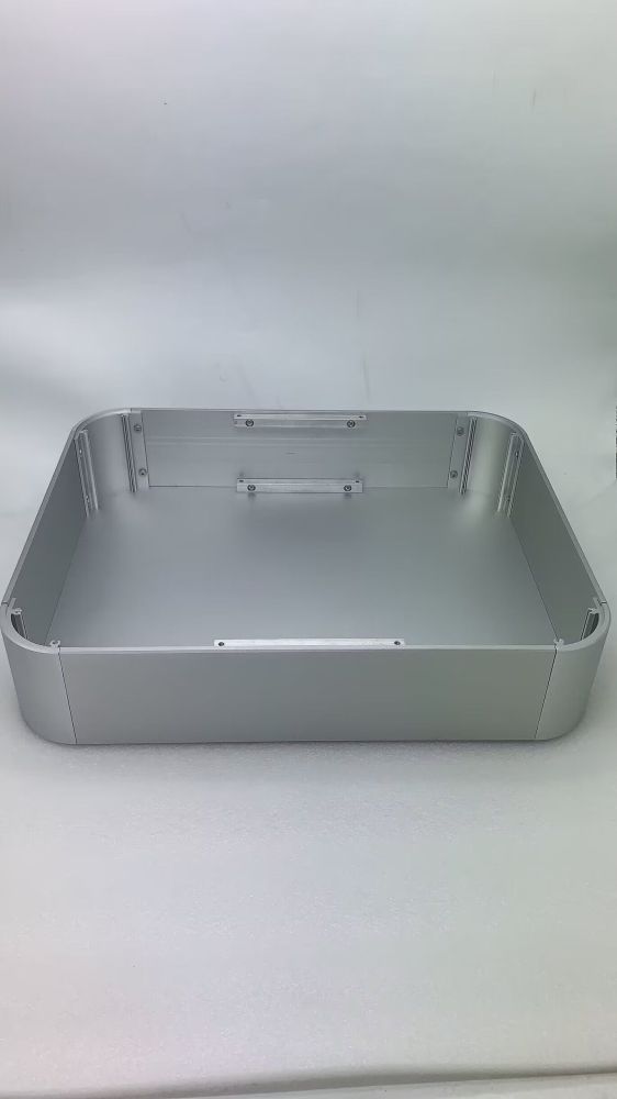 430 width 350 depth 90 120 150mm height rounded all aluminum power amplifier chassis tube preamplifier case power supply box