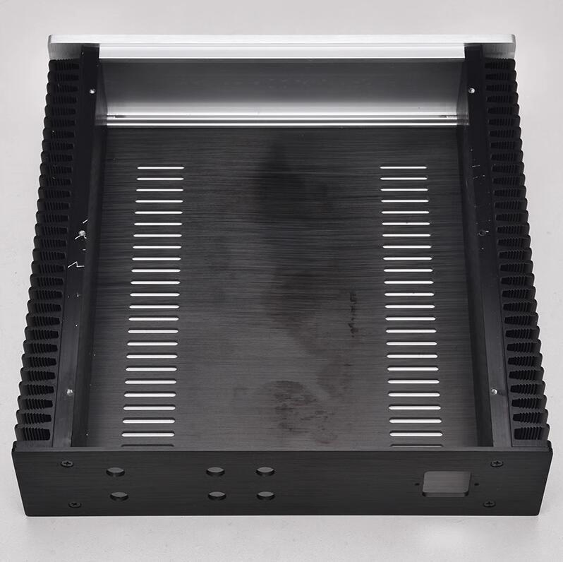 3208 class A amplifier chassis HIFI power supply case DIY Full aluminum Enclosure with heatsink