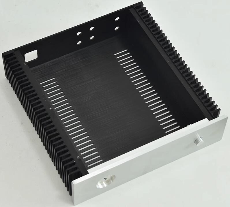 3208 class A amplifier chassis HIFI power supply case DIY Full aluminum Enclosure with heatsink