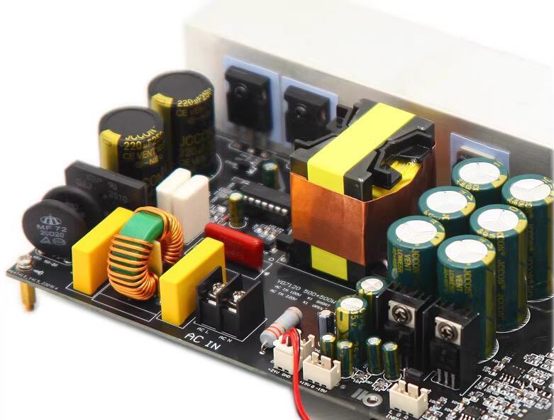 1000W Dual channel high-power digital power amplifier board with switch power supply