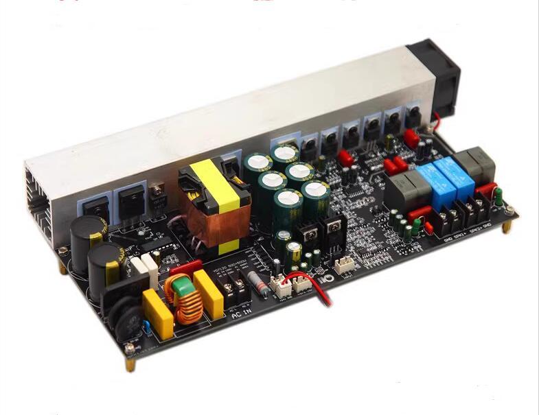 1000W Dual channel high-power digital power amplifier board with switch power supply