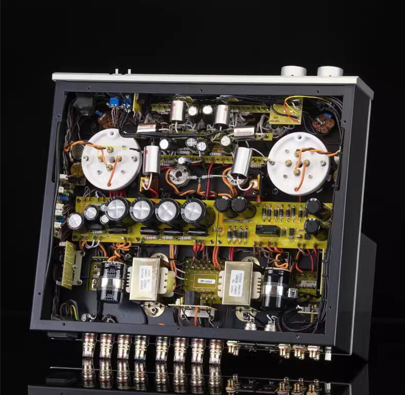 MUZISHARE X11 6L6 push 845 class A HIFI 28W*2 stereo tube amplifier with remote control