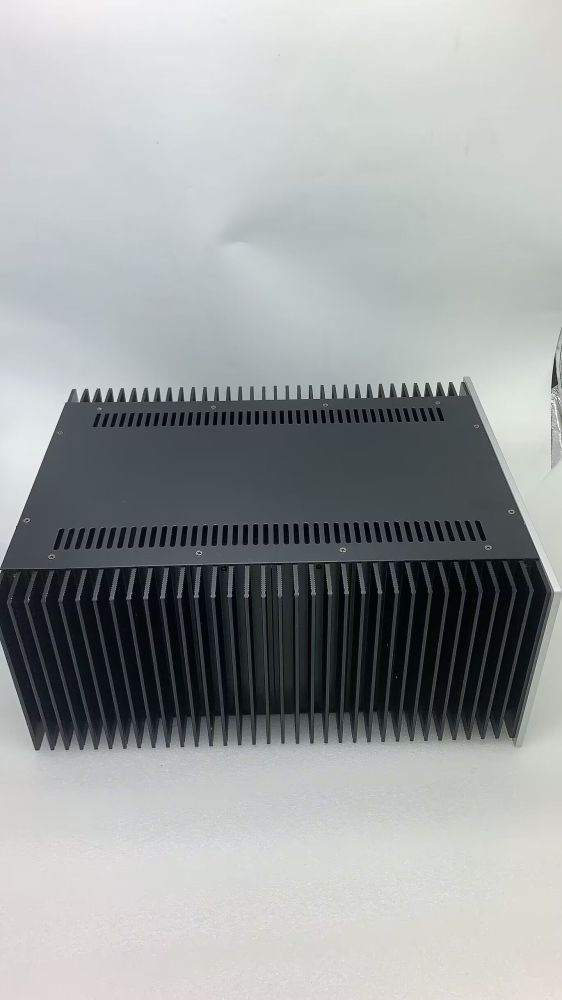 QL3218 amplifier chassis hifi DIY box aluminum panel + iron boday case with aluminum heatsink