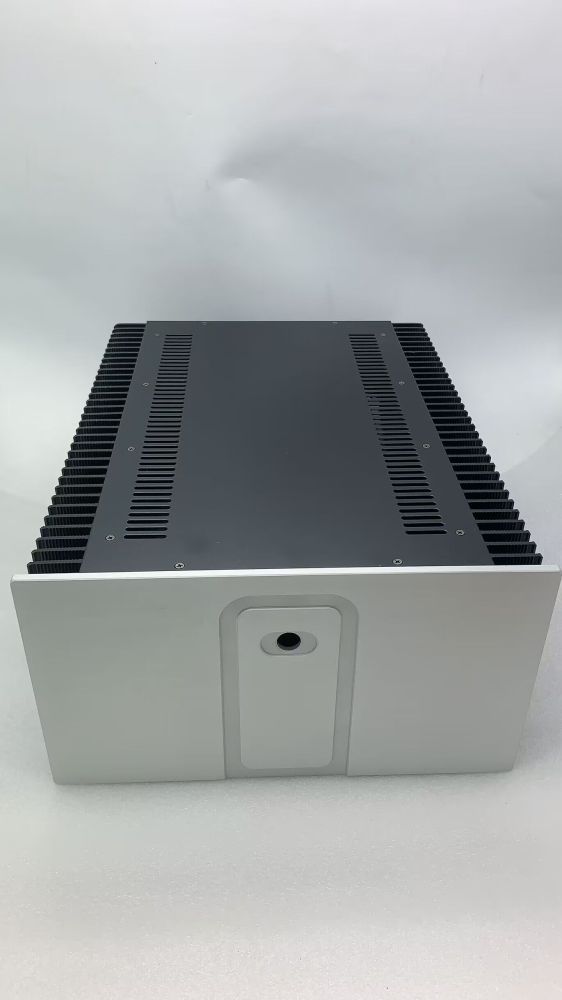 QL3218 amplifier chassis hifi DIY box aluminum panel + iron boday case with aluminum heatsink