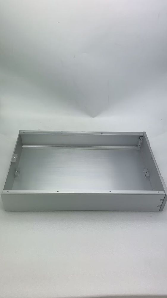 Full aluminium enclosure Split Amplifier chassis tube amp case DIY box black silver for choose 408*260*70mm
