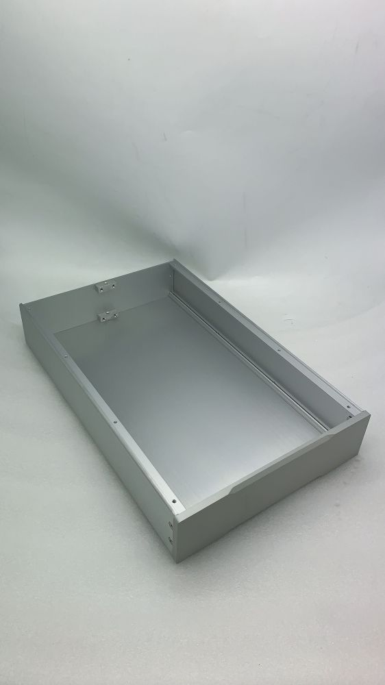 Full aluminium enclosure Split Amplifier chassis tube amp case DIY box black silver for choose 408*260*70mm