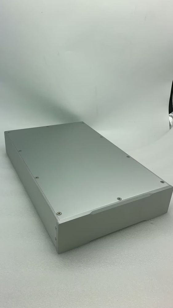 Full aluminium enclosure Split Amplifier chassis tube amp case DIY box black silver for choose 408*260*70mm