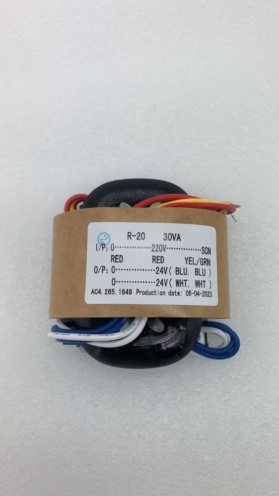 15V/230V 30W high quality R Core Transformer 24V+24V for audio amplifier