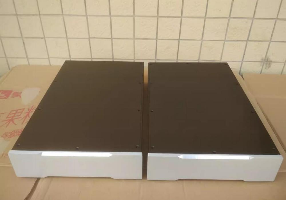 Full aluminium enclosure Split Amplifier chassis tube amp case DIY box black silver for choose 408*260*70mm