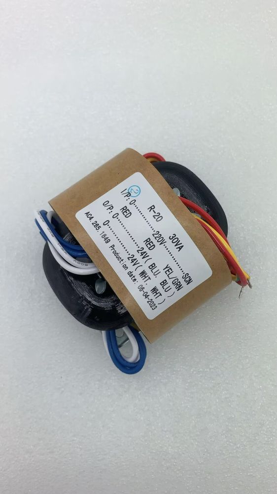 15V/230V 30W high quality R Core Transformer 24V+24V for audio amplifier