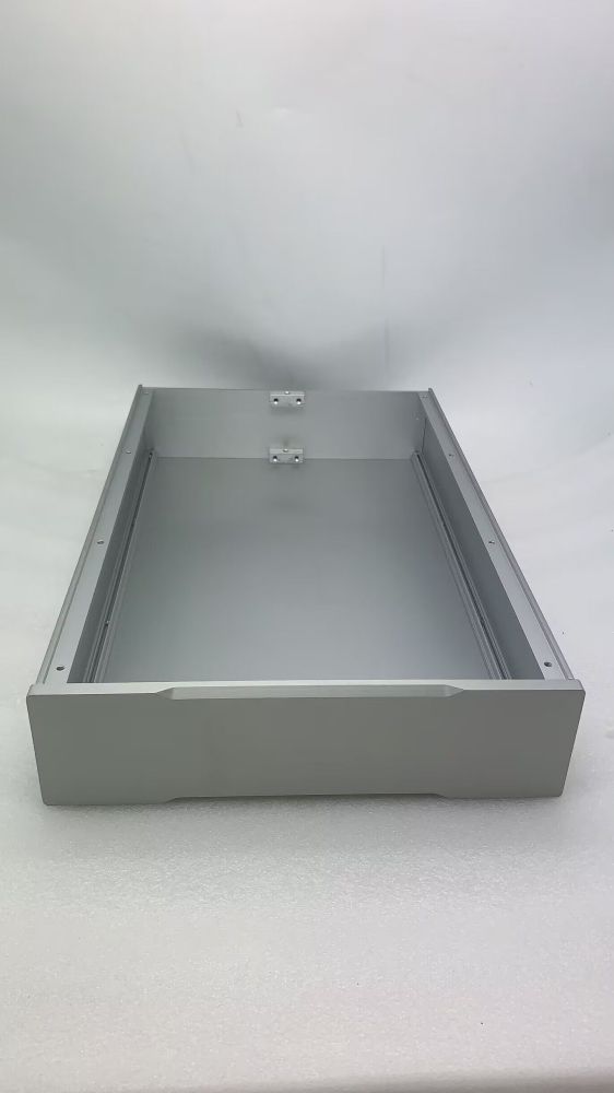 Full aluminium enclosure Split Amplifier chassis tube amp case DIY box black silver for choose 408*260*70mm