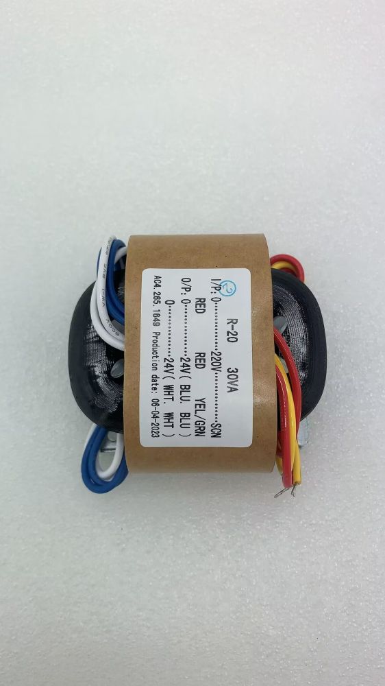 15V/230V 30W high quality R Core Transformer 24V+24V for audio amplifier